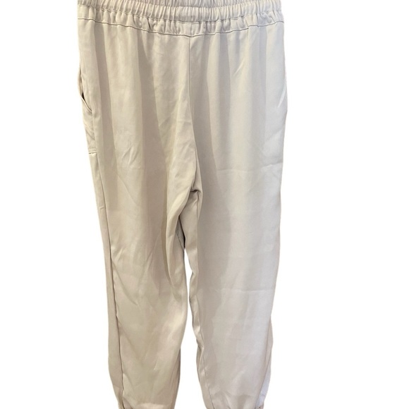 Mustard Seed Poncho Pants, Size L, Beige, Elastic High Waist & Legs, Co… - Picture 2 of 8